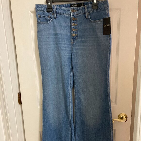 New Ralph Lauren High Rise Flare Jeans 8 - Picture 7 of 11